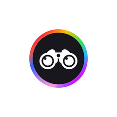 Obraz premium Binoculars - App Icon