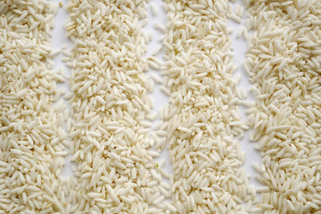 background of rice. organic grain rice  concept Asian food