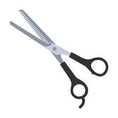 Scissor for haircut. Barber scissors. Abstract concept, icon. Vector illustration on white background.