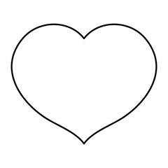 heart love romantic isolated icon