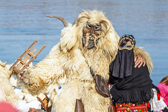 traditional participant called buso of the busojaras event.