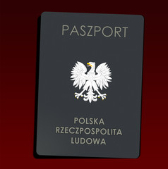 Illustration - Old Passport, Poland