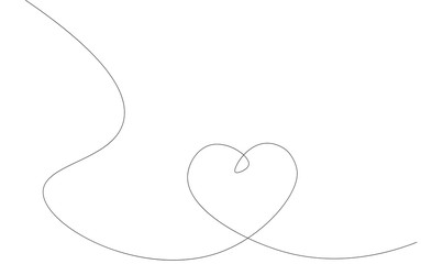 Heart lines drawing background design vector illustration