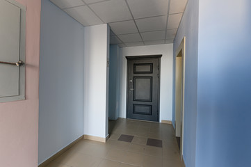 Russia, Moscow- September 10, 2019: interior room apartment modern bright cozy atmosphere. general cleaning, home decoration, preparation of house for sale