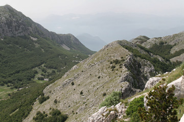 Fototapeta na wymiar Panorama na Góry Dynarskie