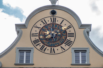 Old astronomical clock in Schaffhausen