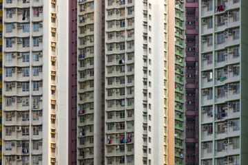 Fototapeta na wymiar Hong Kong Hochhaus 