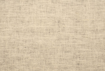 Light brown linen background Weaving Canvas Fabric Texture background. or Natural brown cloth surface .