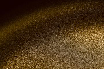 Bronze texture, metallic glitter macro photoshoot