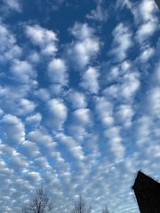 clouds in the skys