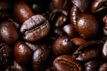 Naklejka premium Fresh coffee beans