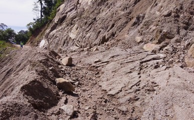 morphology of unmaintenance road
