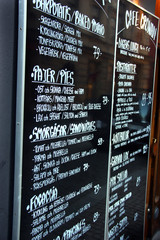 Obraz premium Menytavla till matställe..