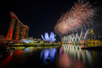July 06/2019 Pre fireworks performance for National Day SG 54