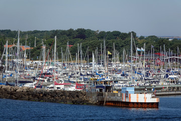 Marina in Varberg, Schweden