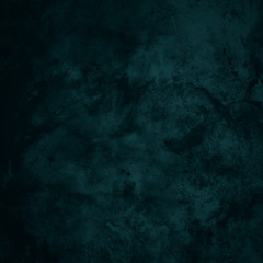 Obraz na płótnie Canvas Emerald black dark grunge background wall texture imitation.
