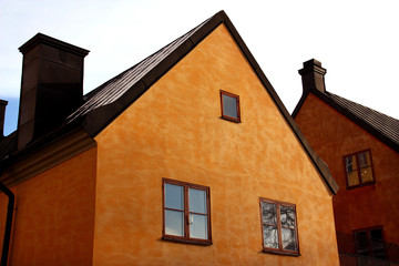 Husgavel/kortsida på hus