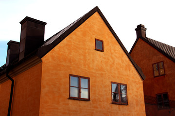 Husgavel/kortsida på hus