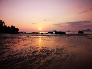 Sonnenuntergang Krabi Thailand