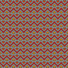 Seamless pattern with arrows and pointers. Chevrons wallpaper. Tribal and ethnic motif. Native americans ornament