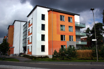 Bostadshus i Bagarmossen