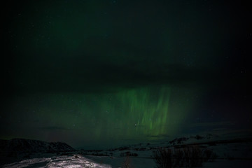 Fototapeta na wymiar Polarlicht - Aurora borealis