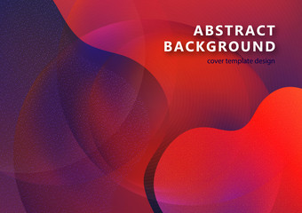 Bright smooth wavy shapes, transparency, many particles. Corporate design template, digital curve, presentation element, banner design.