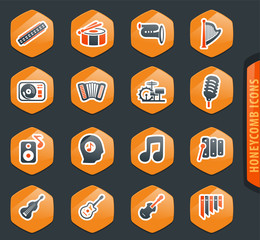 Music icons set