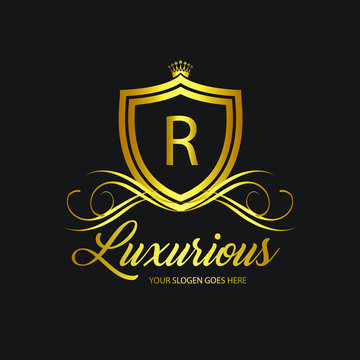 luxury logo for hotels and real estate