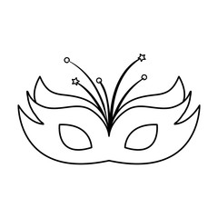 mask carnival traditional isolated icon
