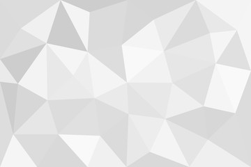 Grey silver abstract polygonal background. Applicable for cover design, invitations, presentations, flyers, posters, business cards. Contemporary art. Vector illustration EPS 10.