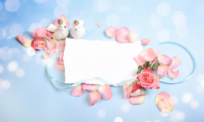 Spring background with flowers