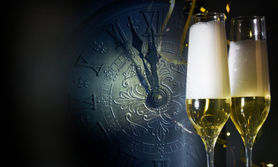 New Years Eve celebration background