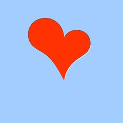 Obraz na płótnie Canvas Love Valentine day, heart vector.