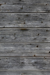 Background old gray wooden horizontal boards