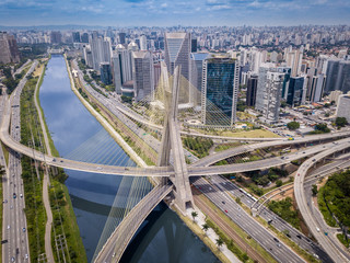 Stall Bridge in Sao Paulo (Ponte Estaiada em São Paulo)