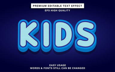 Kids text effect