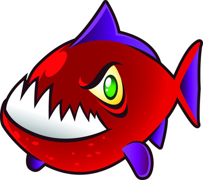 recommend clip art: piranha 