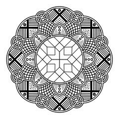 illustration of mandala