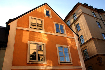 Husfasader i Stockholm.