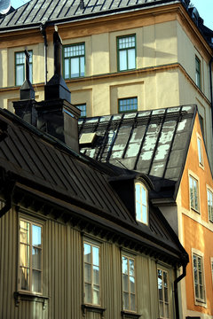Husfasader i Stockholm.