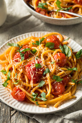 Homemade Bucatini all Amatriciana Pasta