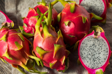 Raw Pink Organic Dragonfruit PItaya