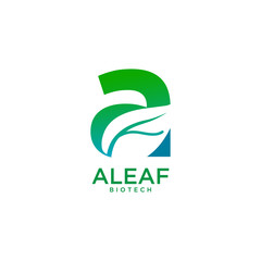 ILLUSTRATION LETTER A LEAF INSPIRATION LOGO ICON SIMPLE TEMPLATE DESIGN VECTOR FOR YOUR BUSINESS