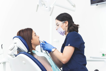 Work in modern dental office