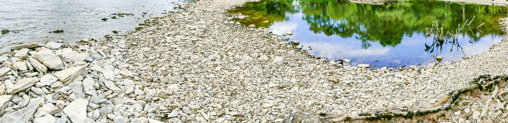 Panorama Reflection in Lake