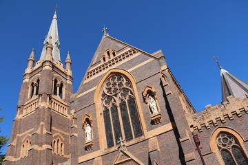 Fototapeta na wymiar Saints Mary and Joseph Catholic Cathedral in Armidale, New South Wales, Australia