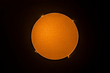 An amazing astronomical event, Planet Mercury transit over the Sun surface, 11th November 2019. We...