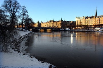 Djurg&aring;rden/strandv&auml;gen vintertid.