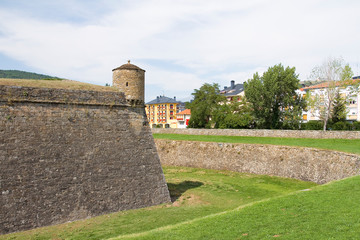Fototapeta na wymiar Citadel of Jaca, Aragon, Spain.